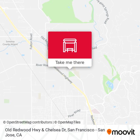 Old Redwood Hwy & Chelsea Dr map