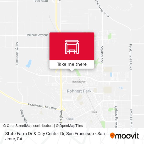State Farm Dr & City Center Dr map