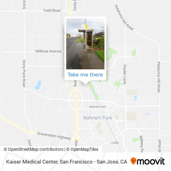 Mapa de Kaiser Medical Center