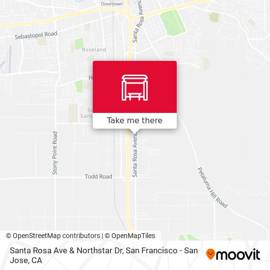 Mapa de Santa Rosa Ave & Northstar Dr