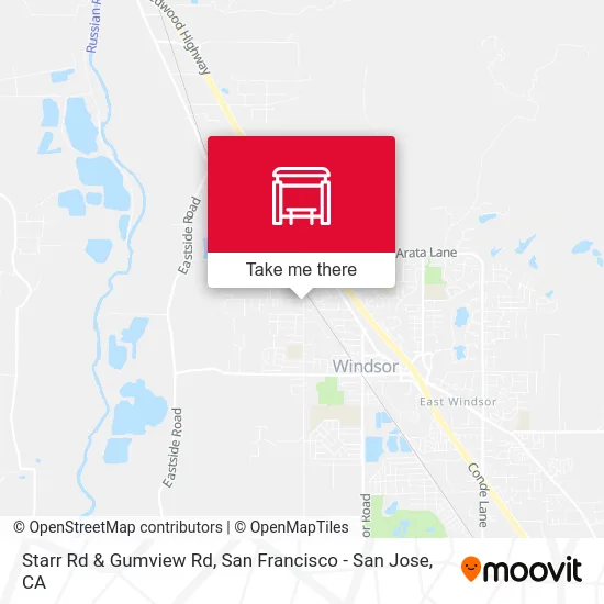 Starr Rd & Gumview Rd map