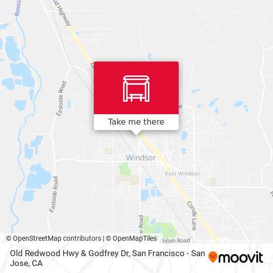 Old Redwood Hwy & Godfrey Dr map
