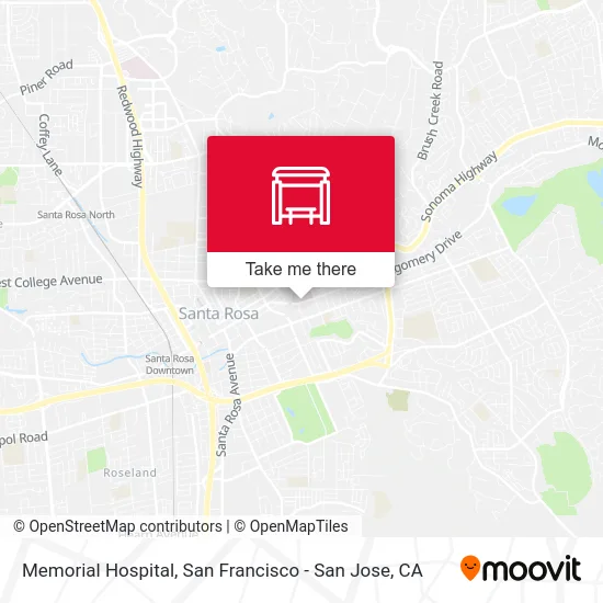 Memorial Hospital map
