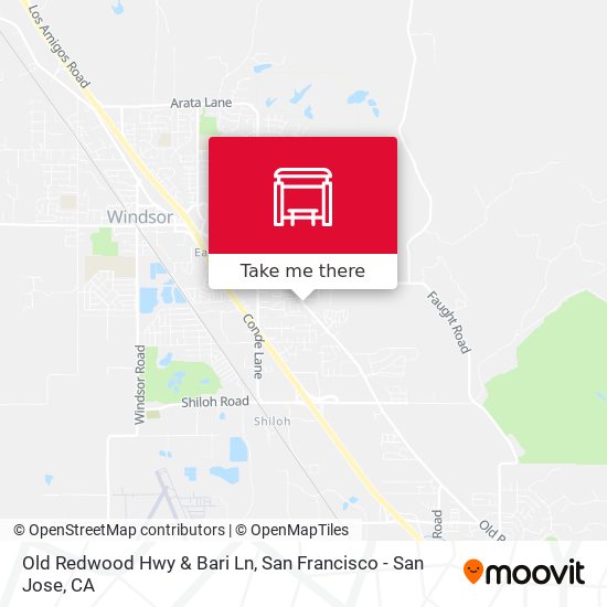 Old Redwood Hwy & Bari Ln map