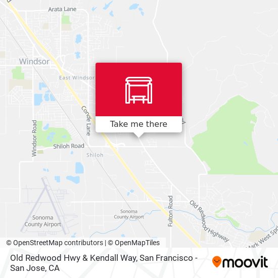 Old Redwood Hwy & Kendall Way map