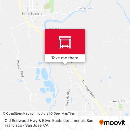 Old Redwood Hwy & Btwn Eastside / Limerick map