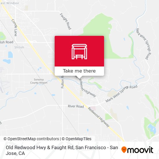 Old Redwood Hwy & Faught Rd map