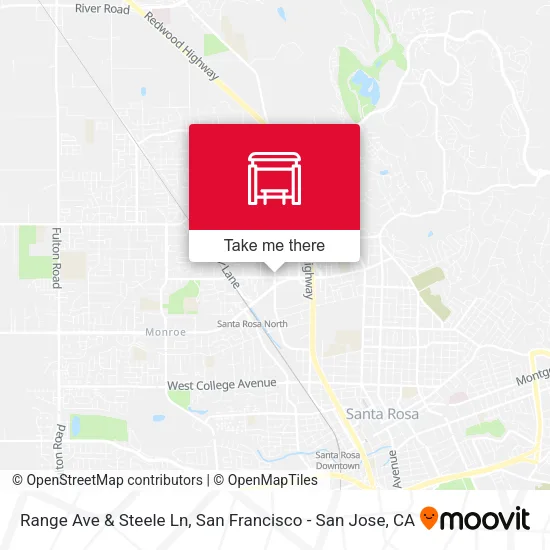 Range Ave & Steele Ln map