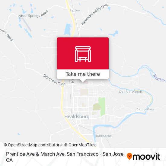 Prentice Ave & March Ave map