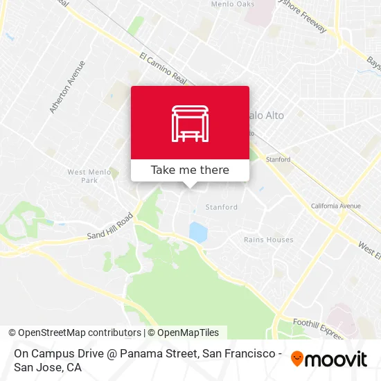 On Campus Drive @ Panama Street map