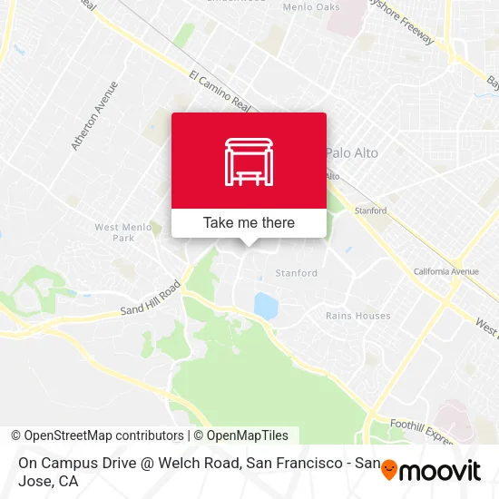 On Campus Drive @ Welch Road map