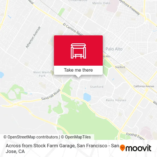 Across from  Stock Farm Garage map