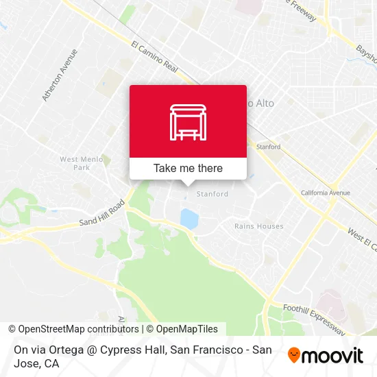 On via Ortega @ Cypress Hall map