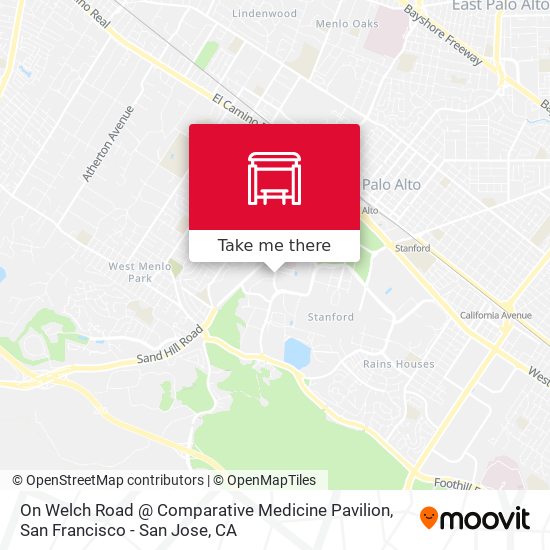 On Welch Road @ Comparative Medicine Pavilion map