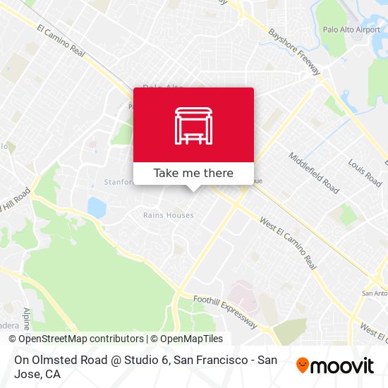 On Olmsted Road @ Studio 6 map