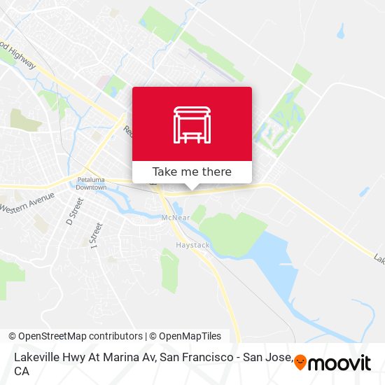 Lakeville Hwy At Marina Av map
