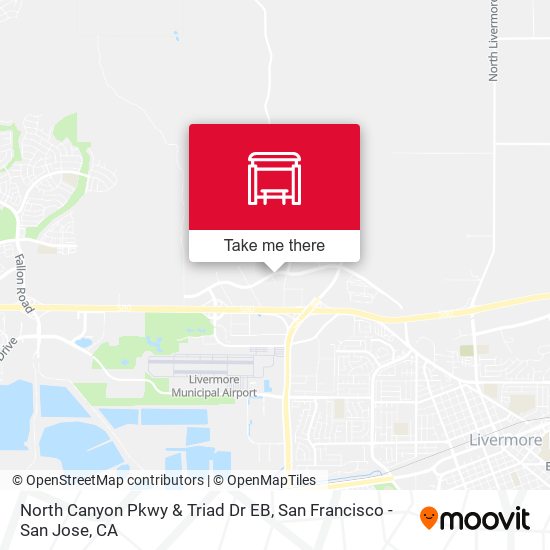 North Canyon Pkwy & Triad Dr EB map