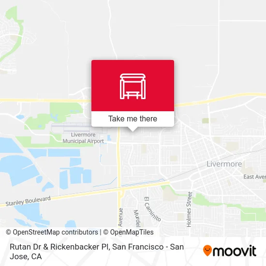 Rutan Dr & Rickenbacker Pl map