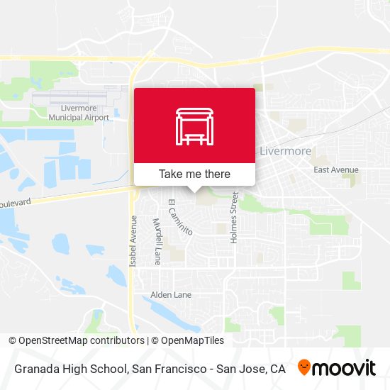 Granada High School map