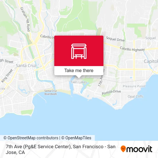 7th Ave (Pg&E Service Center) map