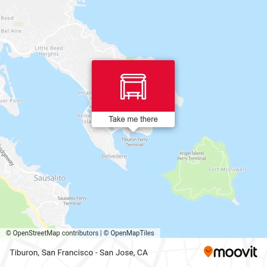 Tiburon map