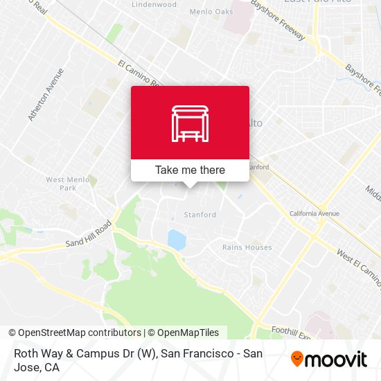 Roth Way & Campus Dr map