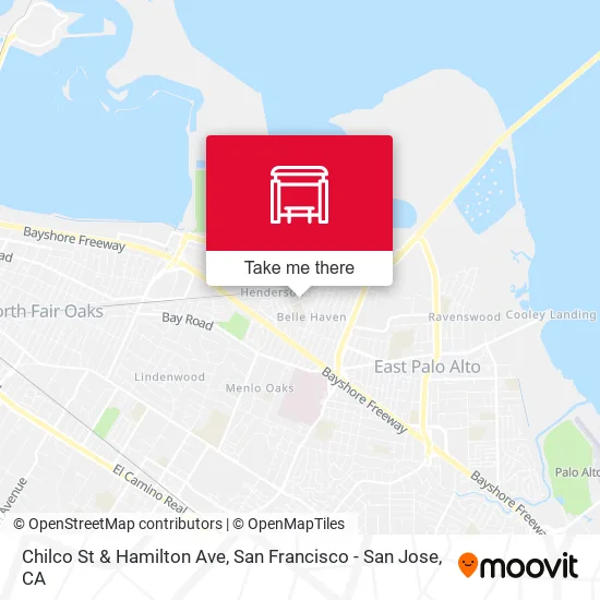Chilco St & Hamilton Ave map