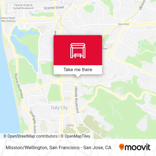 Mission/Wellington map