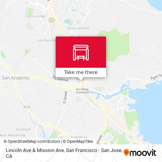 Mapa de Lincoln Ave & Mission Ave