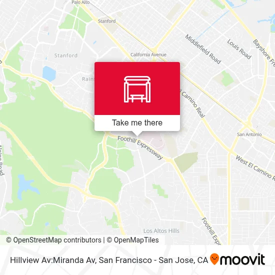 Hillview Av:Miranda Av map