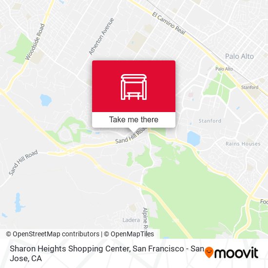 Mapa de Sharon Heights Shopping Center