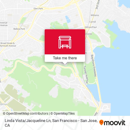 Linda Vista/Jacqueline Ln map