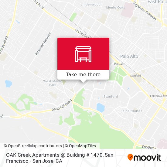 OAK Creek Apartments @ Building # 1470 map