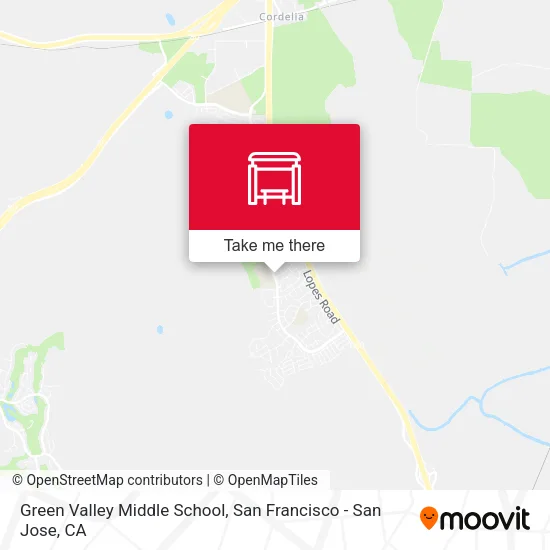 Green Valley Middle School map