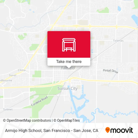 Armijo High School map