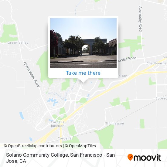 Solano Community College map