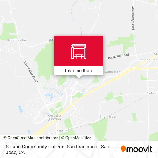 Solano Community College map
