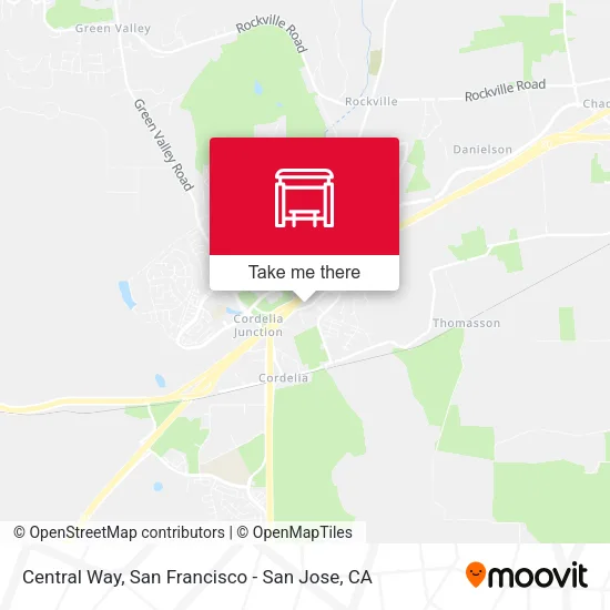 Central Way map