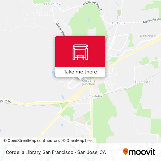 Cordelia Library map