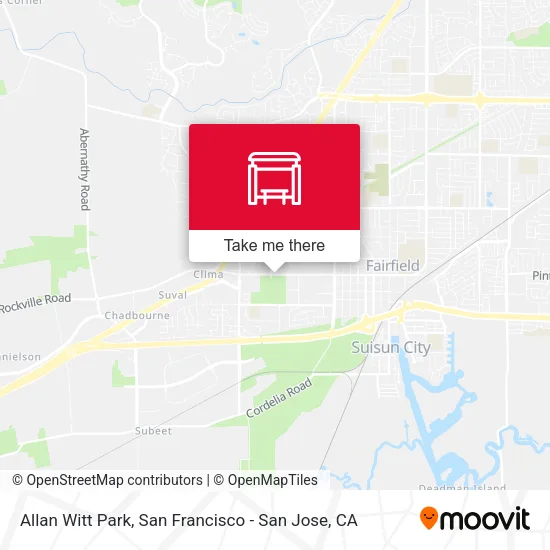 Allan Witt Park map
