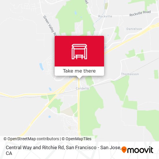 Central Way and Ritchie Rd map