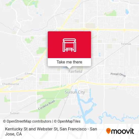 Mapa de Kentucky St and Webster St