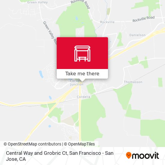 Central Way and Grobric Ct map