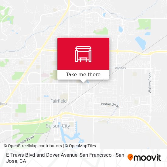 Mapa de E Travis Blvd and Dover Avenue