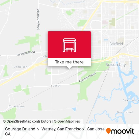 Courage Dr. and N. Watney map