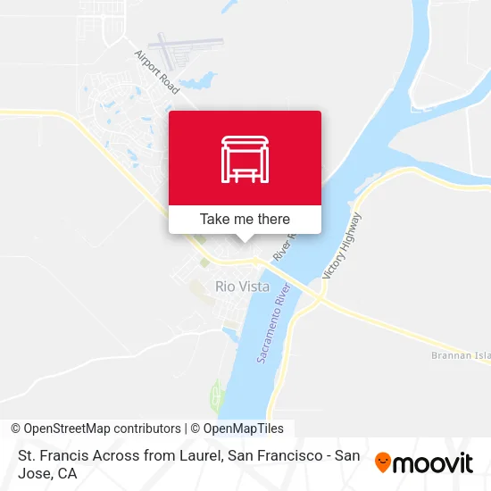 St. Francis Across from Laurel map