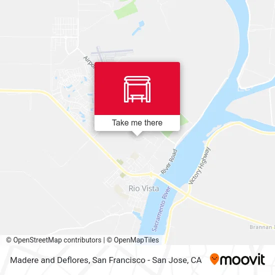 Madere and Deflores map