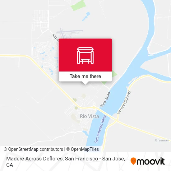 Madere Across Deflores map