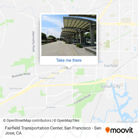 Mapa de Fairfield Transportation Center