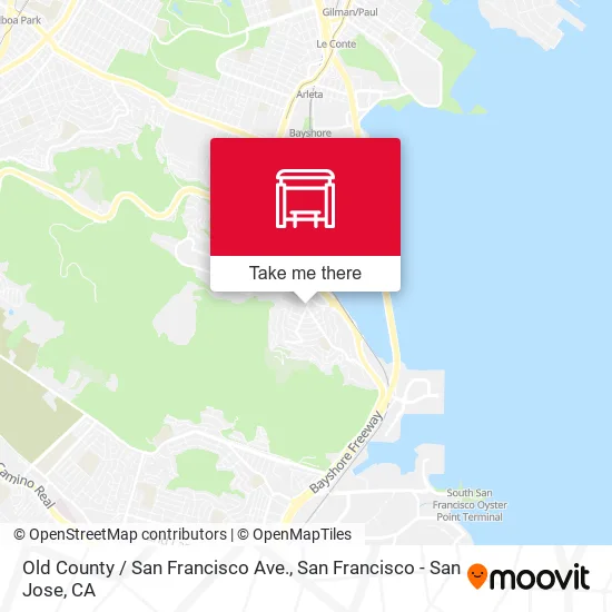 Mapa de Old County / San Francisco Ave.